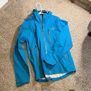 L.L. Bean Men's Teal Rain/Ski Shell - Medium Tall